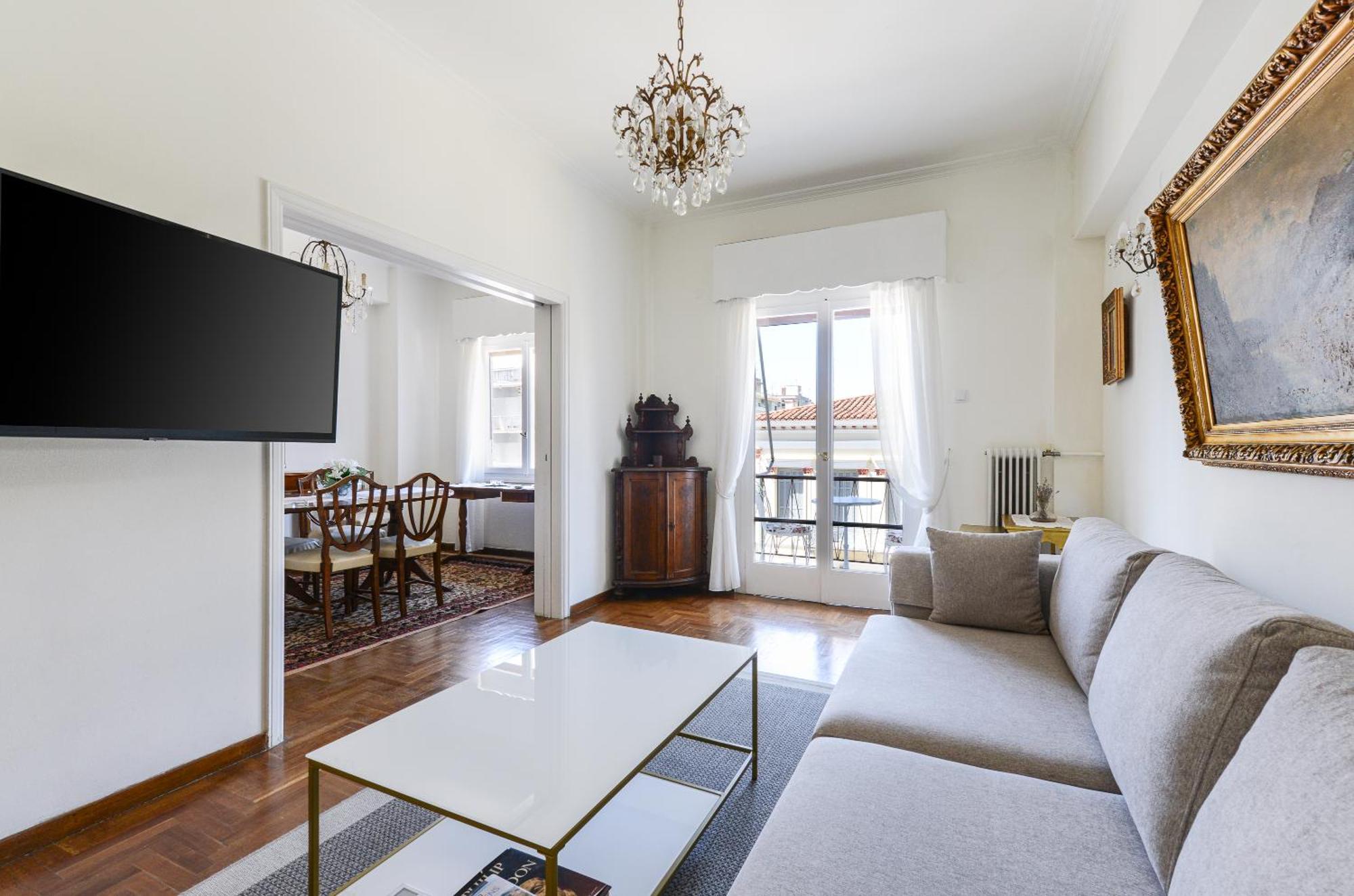 Athenean Classic Apartment At Acropolis Museum & Metro Luaran gambar