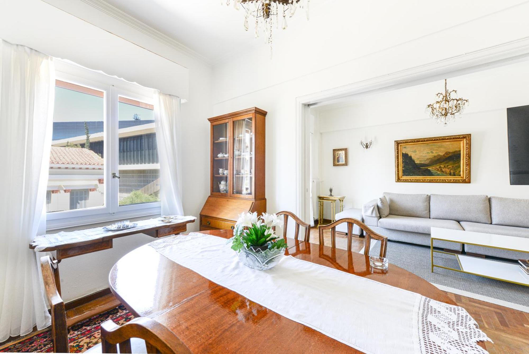 Athenean Classic Apartment At Acropolis Museum & Metro Luaran gambar